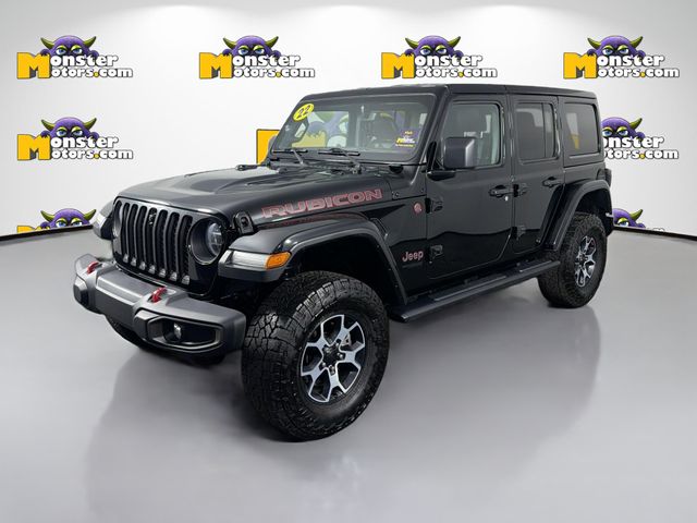 Black Clearcoat 2022 Jeep Wrangler Unlimited Rubicon 4WD SUV / Crossover Four-Wheel Drive 8-Speed Automatic
