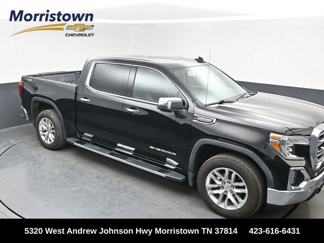 Onyx Black 2019 GMC Sierra 1500 SLT Crew Cab 4WD Pickup Truck Four-Wheel Drive 8-Speed Automatic