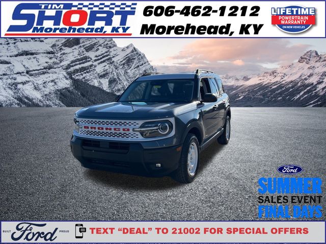 Gray Metallic 2025 Ford Bronco Sport SUV / Crossover All-Wheel Drive 8-Speed Automatic