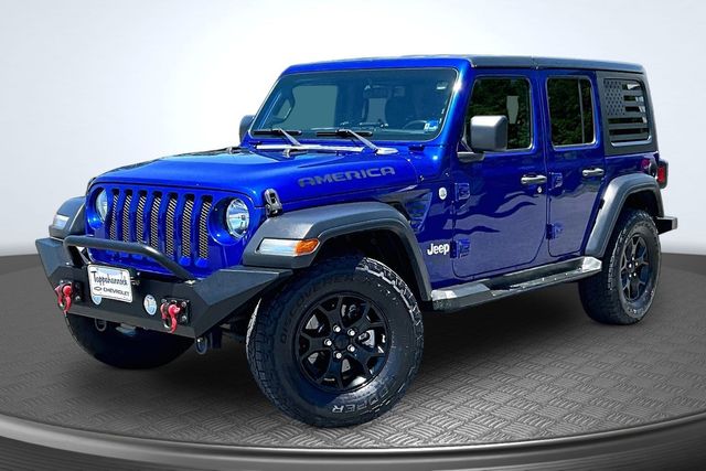 Ocean Blue Metallic Clearcoat 2018 Jeep Wrangler SUV / Crossover Four-Wheel Drive 6-Speed Manual