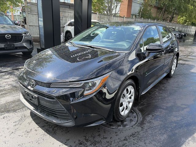 Midnight Black Metallic 2025 Toyota Corolla Sedan Front-Wheel Drive Continuously Variable Transmission