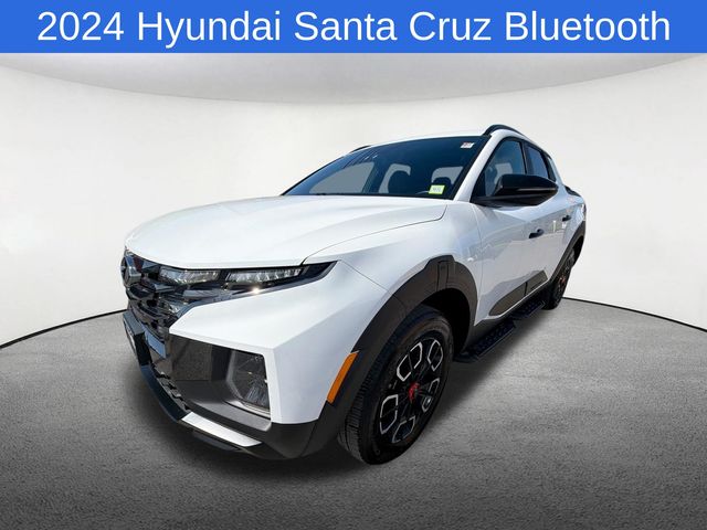 Atlas White 2024 Hyundai Santa Cruz XRT Crew Cab AWD Pickup Truck All-Wheel Drive Automatic