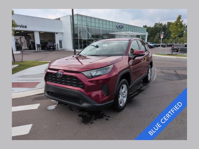 Red Metallic 2019 Toyota RAV4 Hybrid SUV / Crossover All-Wheel Drive Continuously Variable Transmission