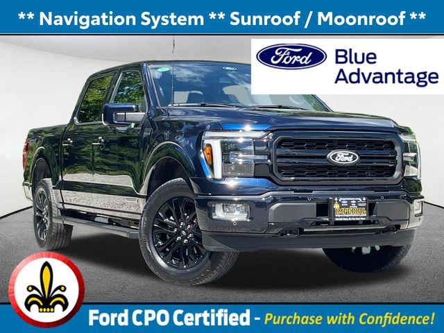 Atlas Blue Metallic 2024 Ford F-150 Pickup Truck Four-Wheel Drive Automatic