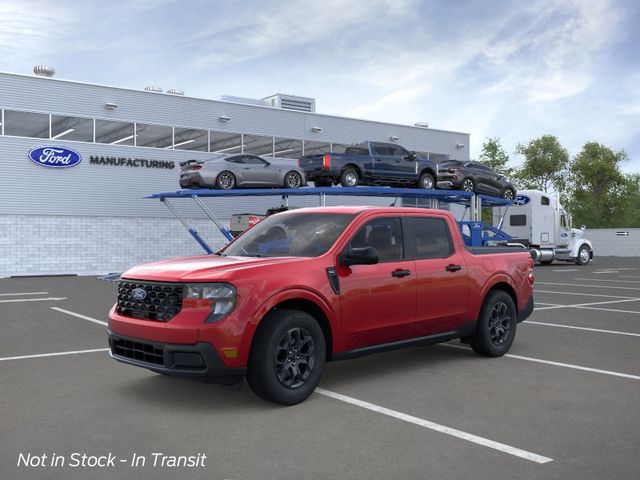 Ruby Red Metallic Tinted Clearcoat 2026 Ford Maverick XLT SuperCrew FWD Pickup Truck Front-Wheel Drive Continuously Variable Transmission