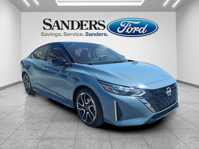 Atlantic Gray Metallic/Super Black 2024 Nissan Sentra Sedan Front-Wheel Drive Continuously Variable Transmission