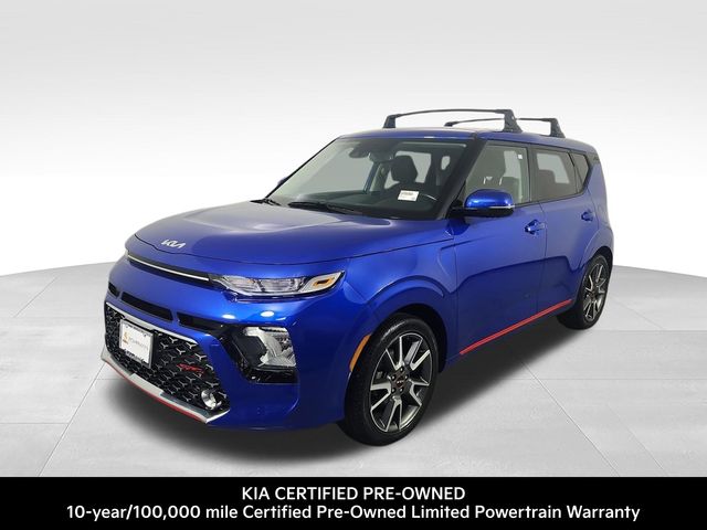 Neptune Blue 2022 Kia Soul SUV / Crossover Front-Wheel Drive Continuously Variable Transmission