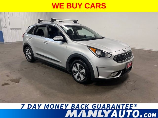 Silver 2018 Kia Niro EX FWD SUV / Crossover Front-Wheel Drive 6-Speed Dual Clutch