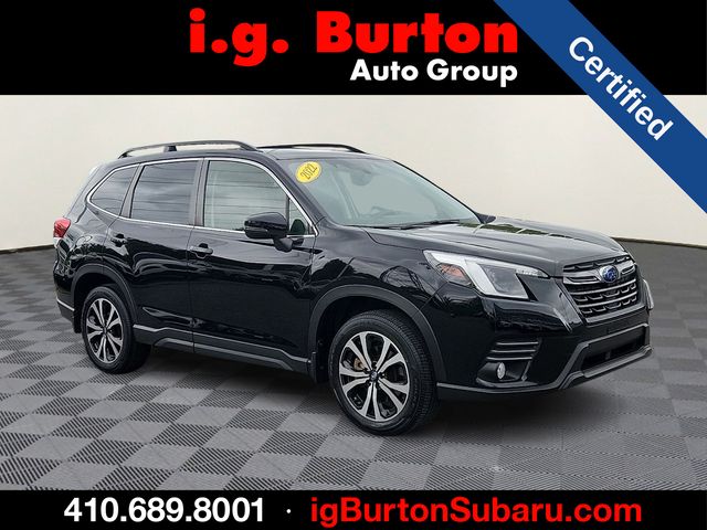 Crystal Black Silica 2022 Subaru Forester SUV / Crossover All-Wheel Drive Continuously Variable Transmission