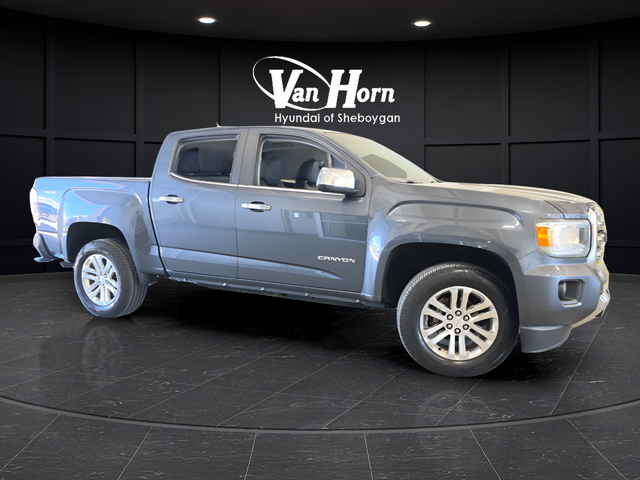 Cyber Gray Metallic 2017 GMC Canyon Pickup Truck Four-Wheel Drive 8-Speed Automatic