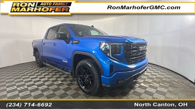 Dynamic Blue Metallic 2023 GMC Sierra 1500 Elevation Crew Cab 4WD Pickup Truck Four-Wheel Drive Automatic
