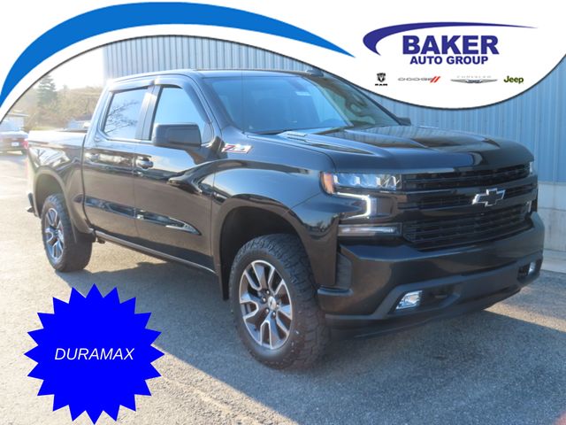 Black 2021 Chevrolet Silverado 1500 RST Crew Cab 4WD Pickup Truck Four-Wheel Drive Automatic