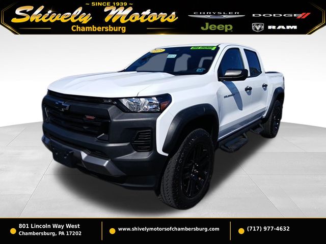 Summit White 2023 Chevrolet Colorado Pickup Truck Four-Wheel Drive 8-Speed Automatic