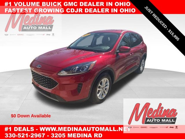 Rapid Red Metallic Tinted Clearcoat 2020 Ford Escape SE FWD SUV / Crossover Front-Wheel Drive 8-Speed Automatic