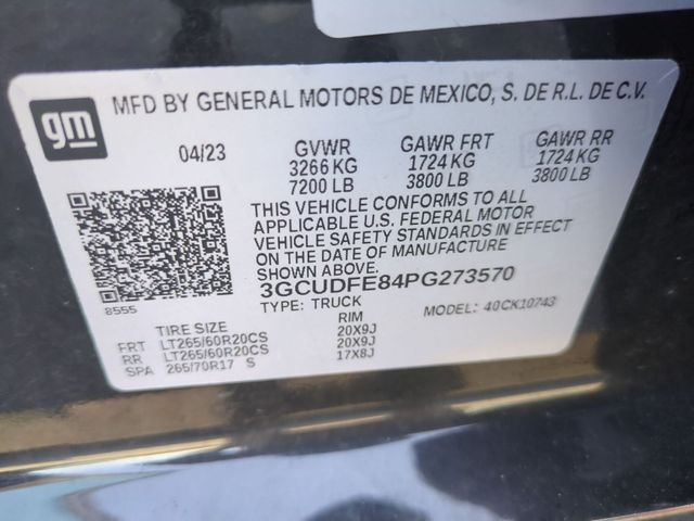 used 2023 Chevrolet Silverado 1500 car, priced at $44,480