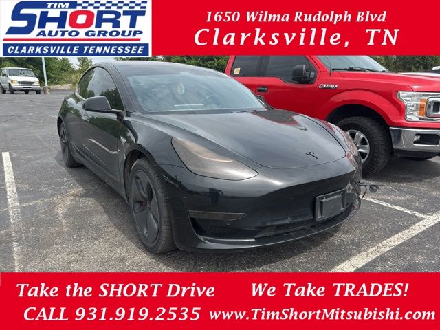 Black 2019 Tesla Model 3 Rear-Wheel Drive 1-Speed Automatic