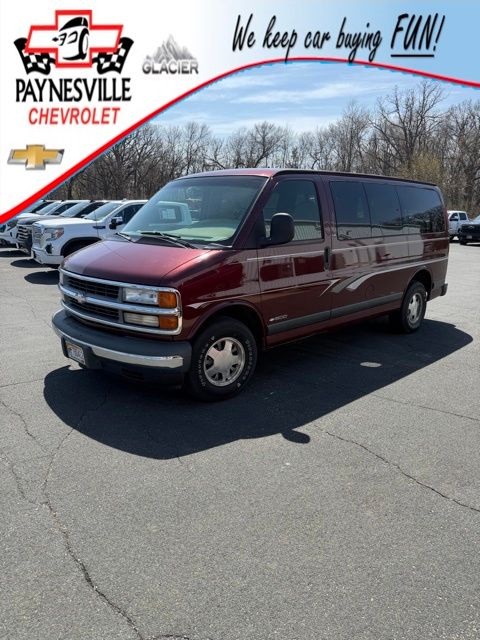 Dark Carmine Red Metallic 1997 Chevrolet Express G1500 RWD Van Rear-Wheel Drive 4-Speed Automatic