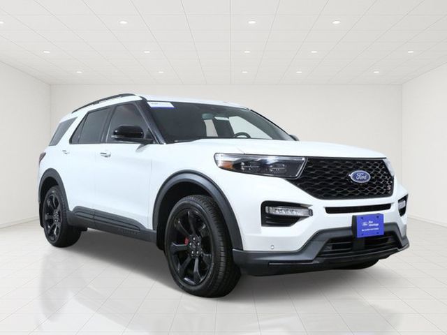 White Metallic 2023 Ford Explorer SUV / Crossover All-Wheel Drive Automatic