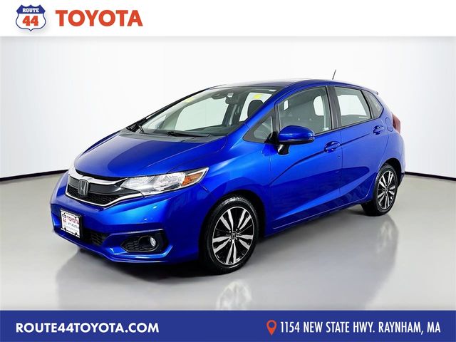 Aegean Blue Metallic 2019 Honda Fit Hatchback Front-Wheel Drive Continuously Variable Transmission