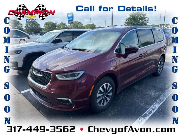 Velvet Red Pearlcoat 2022 Chrysler Pacifica Hybrid Minivan Front-Wheel Drive Continuously Variable Transmission