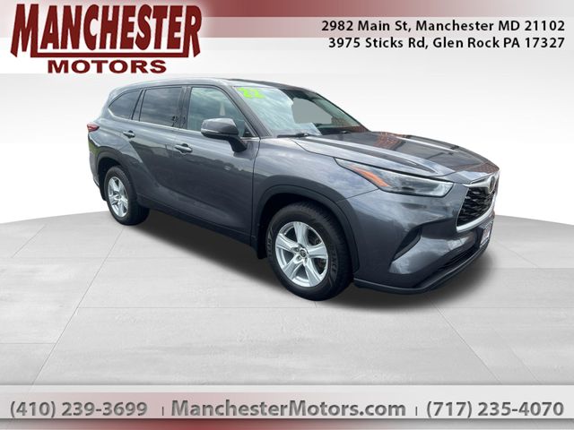 Magnetic Gray Metallic 2022 Toyota Highlander L AWD SUV / Crossover All-Wheel Drive 8-Speed Automatic