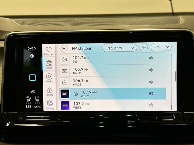 2026 Volkswagen Atlas Cross Sport 2.0T SE w/Technology White/off-white at Sutliff Volkswagen
