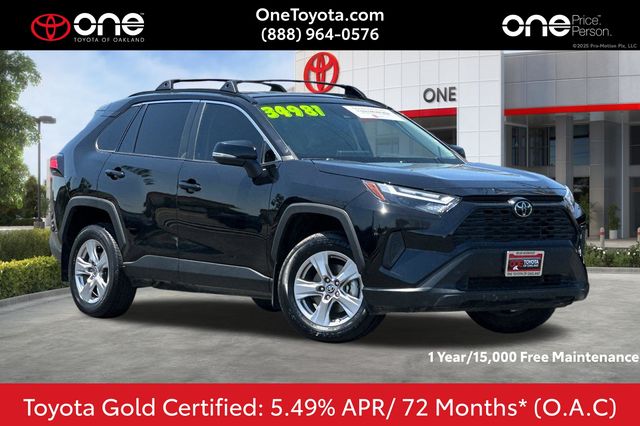 Midnight Black Metallic 2025 Toyota RAV4 SUV / Crossover Front-Wheel Drive 8-Speed Automatic