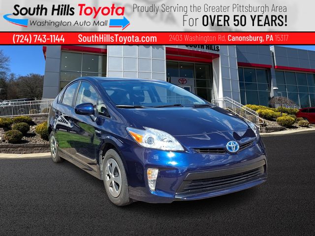 Nautical Blue Metallic 2014 Toyota Prius Three Hatchback Front-Wheel Drive Continuously Variable Transmission