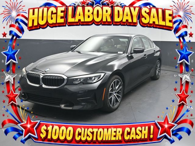 Black Sapphire Metallic 2020 BMW 3 Series Sedan All-Wheel Drive 8-Speed Automatic
