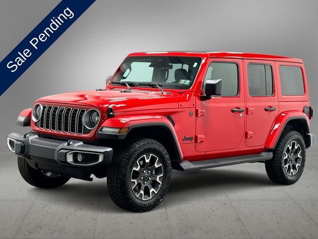 2026 Jeep Wrangler Sahara Red at South Hills CDJR