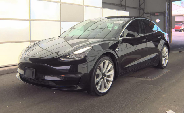 Black 2019 Tesla Model 3 Performance AWD Sedan All-Wheel Drive 1-Speed Automatic