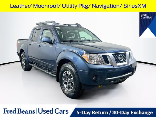 Arctic Blue Metallic 2020 Nissan Frontier Pickup Truck Four-Wheel Drive 9-Speed Automatic