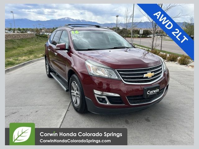 Siren Red Tintcoat 2016 Chevrolet Traverse 2LT AWD SUV / Crossover All-Wheel Drive 6-Speed Automatic