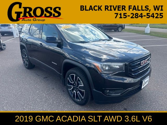 Black (Ebony Twilight Metallic) 2019 GMC Acadia SUV / Crossover Four-Wheel Drive 6-Speed Automatic