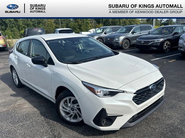 Crystal White Pearl 2025 Subaru Impreza Wagon All-Wheel Drive Continuously Variable Transmission