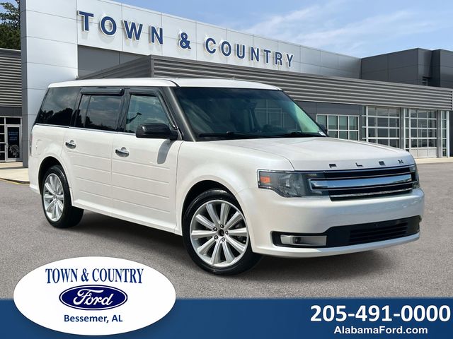White Platinum Metallic Tri-Coat 2016 Ford Flex SUV / Crossover Front-Wheel Drive 6-Speed Automatic
