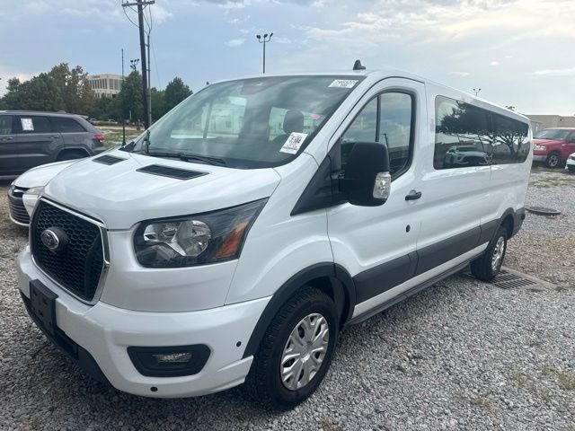 Oxford White 2024 Ford Transit Passenger Van Rear-Wheel Drive