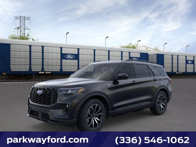 Black Metallic 2026 Ford Explorer ST-Line AWD SUV / Crossover All-Wheel Drive Automatic