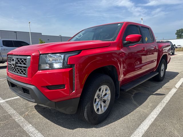 Red Alert 2024 Nissan Frontier Pickup Truck Four-Wheel Drive 9-Speed Automatic Overdrive