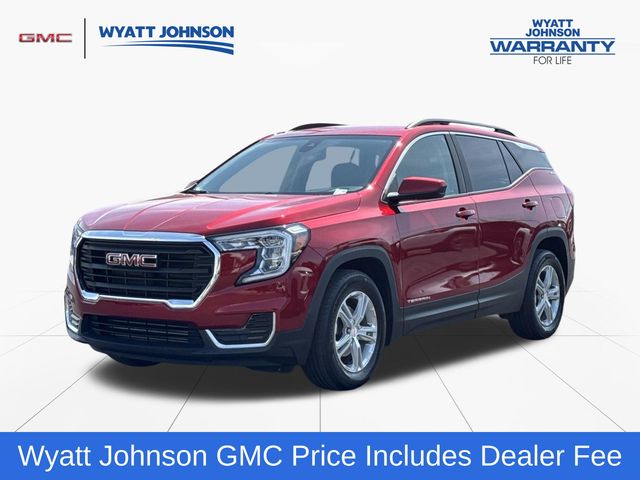 Volcanic Red Tintcoat 2023 GMC Terrain SLE FWD SUV / Crossover Front-Wheel Drive 9-Speed Automatic