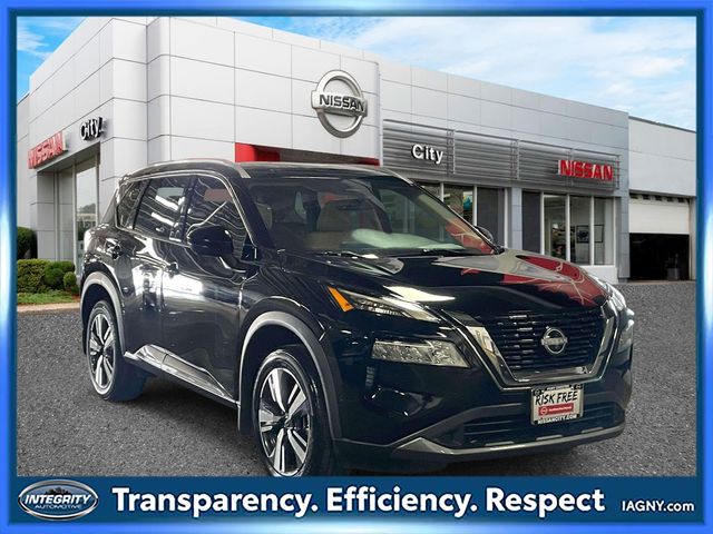 Super Black 2023 Nissan Rogue SUV / Crossover All-Wheel Drive Continuously Variable Transmission