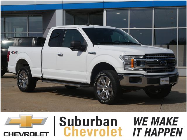 Oxford White 2019 Ford F-150 XLT SuperCab 4WD Pickup Truck Four-Wheel Drive Automatic