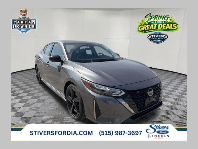 Gray (Gun Metallic) 2024 Nissan Sentra SR FWD Sedan Front-Wheel Drive Continuously Variable Transmission