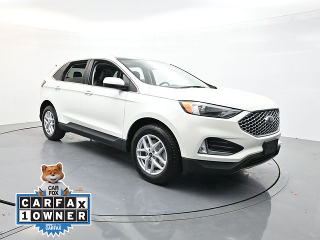 Star White Metallic Tri-Coat 2023 Ford Edge SEL AWD SUV / Crossover All-Wheel Drive 8-Speed Automatic