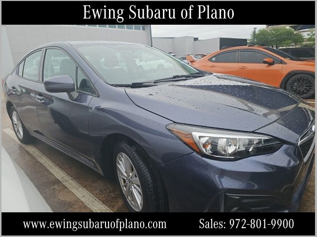 Carbide Gray Metallic 2017 Subaru Impreza 2.0i Premium Sedan All-Wheel Drive Continuously Variable Transmission