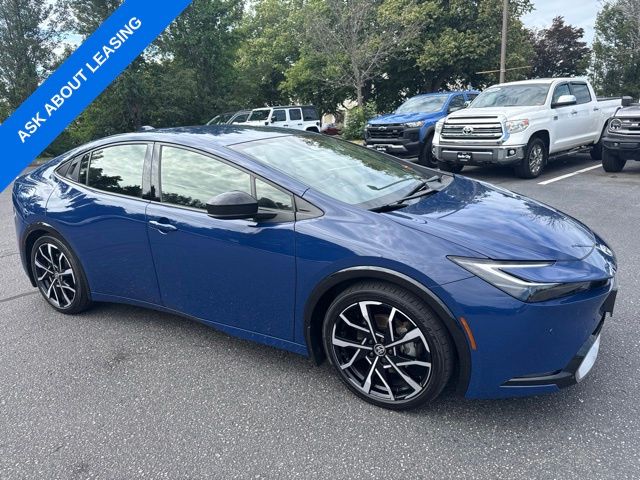 Blue 2024 Toyota Prius Prime Hatchback Front-Wheel Drive Continuously Variable Transmission