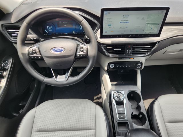 2023 Ford Escape Platinum White at DeMontrond Ford