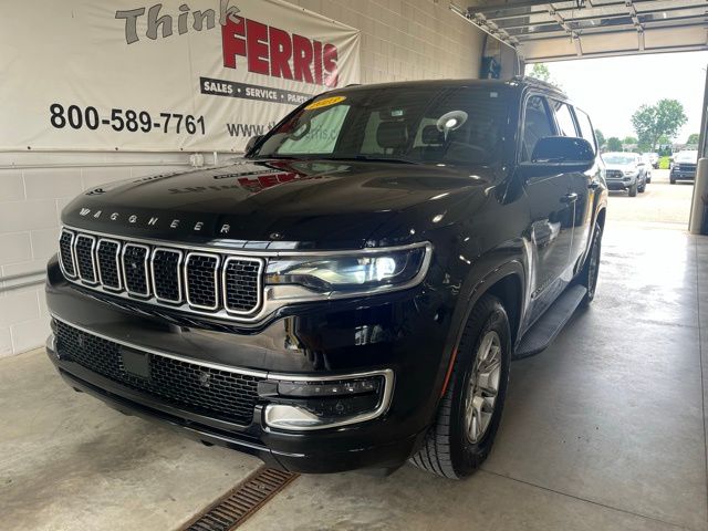 Diamond Black Crystal Pearlcoat 2023 Jeep Wagoneer 4WD SUV / Crossover Four-Wheel Drive 8-Speed Automatic