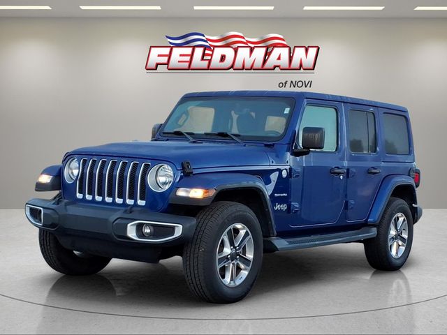 Ocean Blue Metallic Clearcoat 2019 Jeep Wrangler SUV / Crossover Four-Wheel Drive 8-Speed Automatic