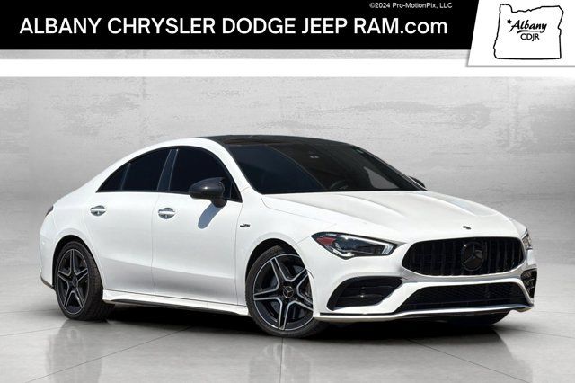 Polar White 2023 Mercedes-Benz CLA Coupe All-Wheel Drive Automatic